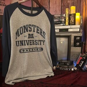Disney’s Monsters University Distressed Raglan Shirt